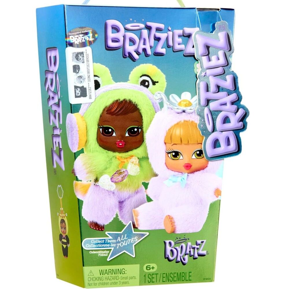 Bratz Bratziez Iconz Bestiez Plush Blind Box with Charm Clip and Accessory